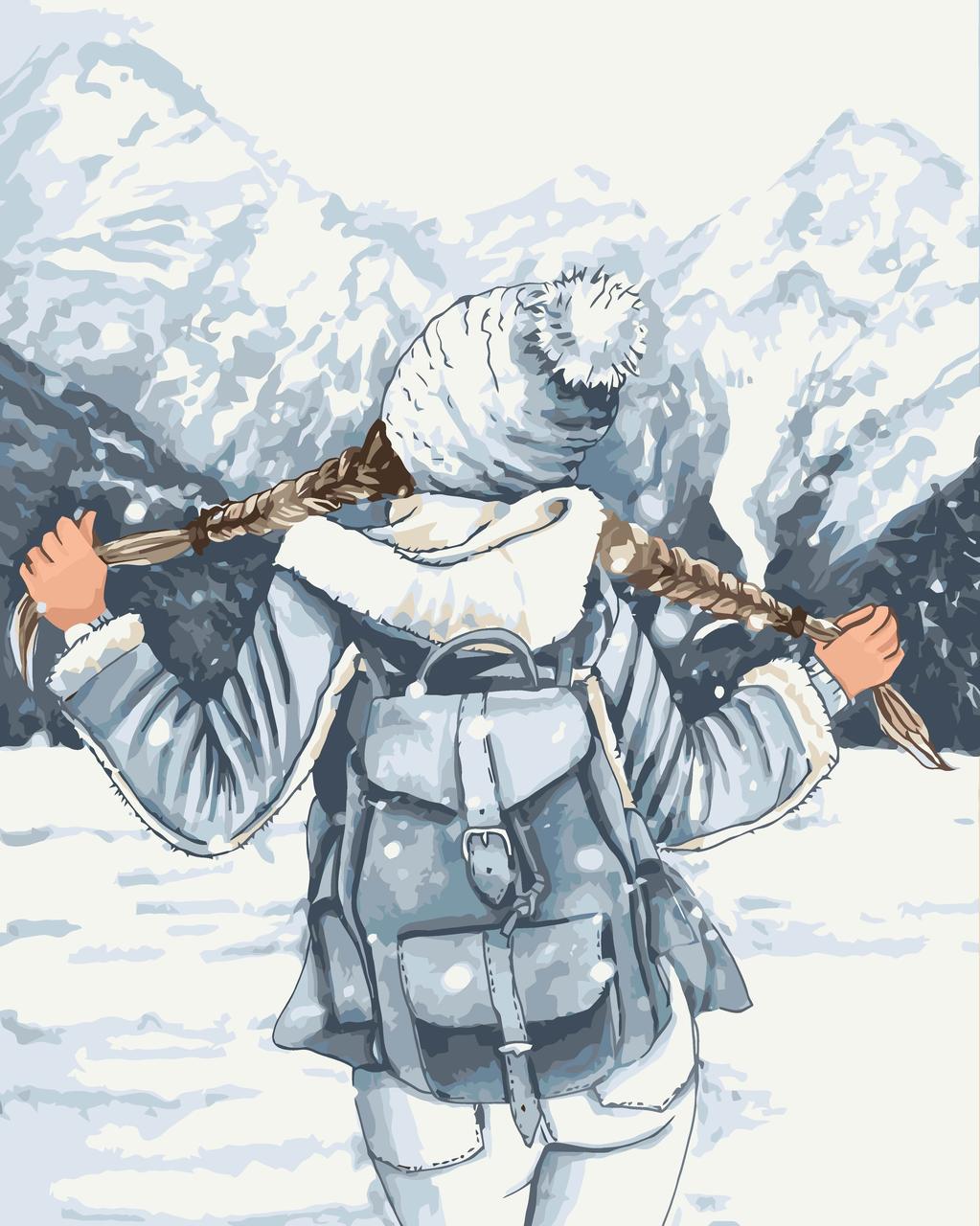 Картина по номерам ART CRAFT Люди Снежные приключения 40х50 см