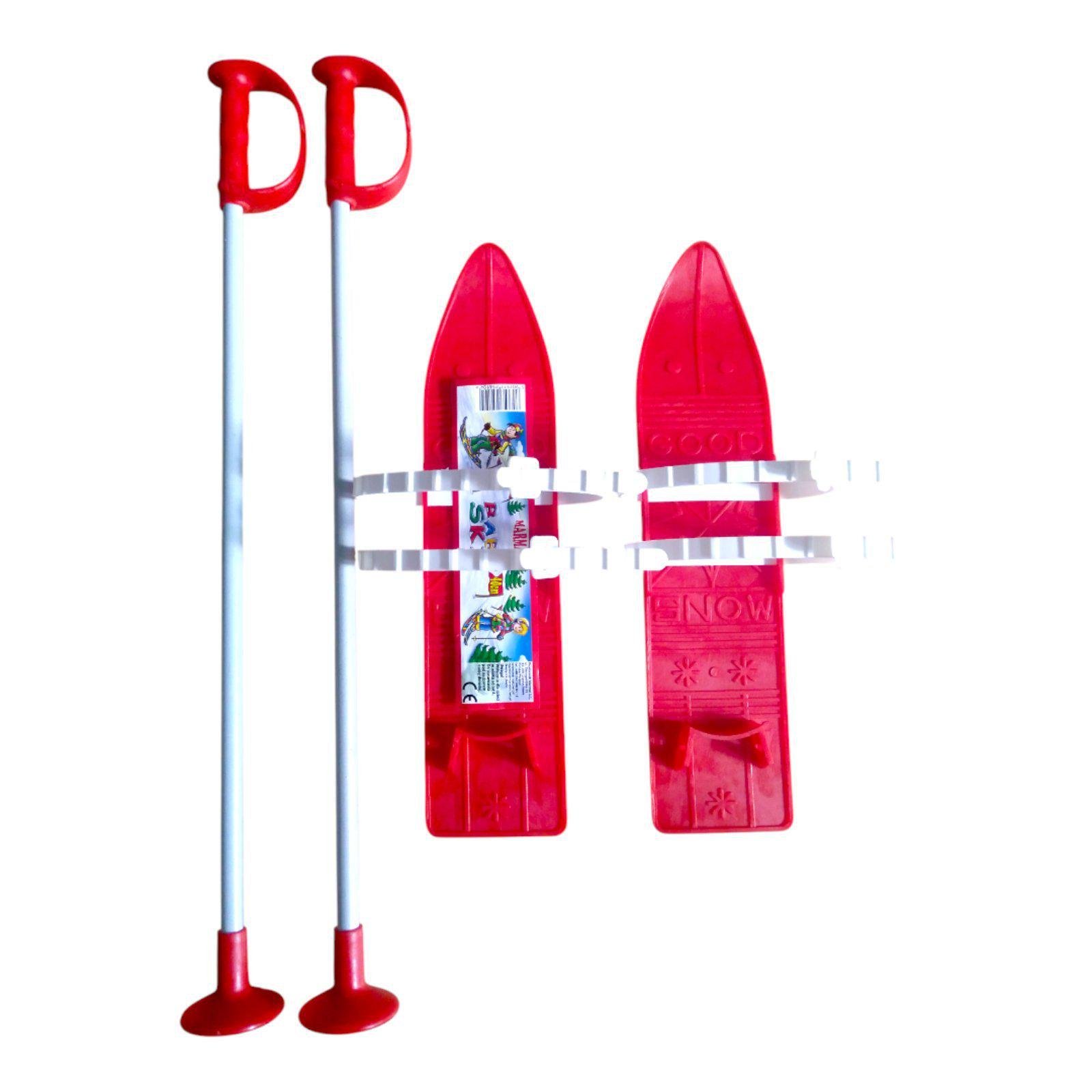 Набір лижний дитячий Marmat 40 см Червоний (16859) Набір лижний дитячий Marmat 40 см Червоний (16859)