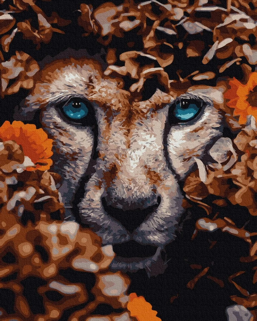 Картина по номерам Brushme GX35630 Львиный взгляд 40x50 см (1296648203)