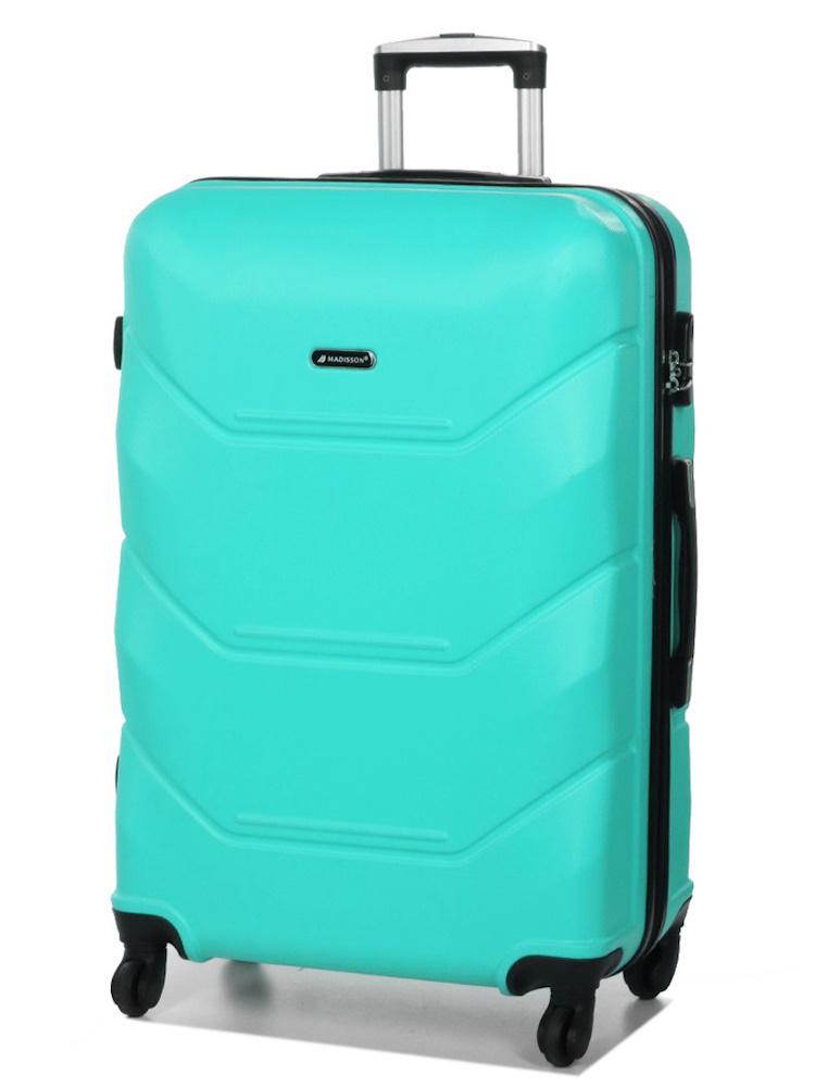Чемодан большой Madisson Snowball 32303 L пластиковый 105 л Мятный