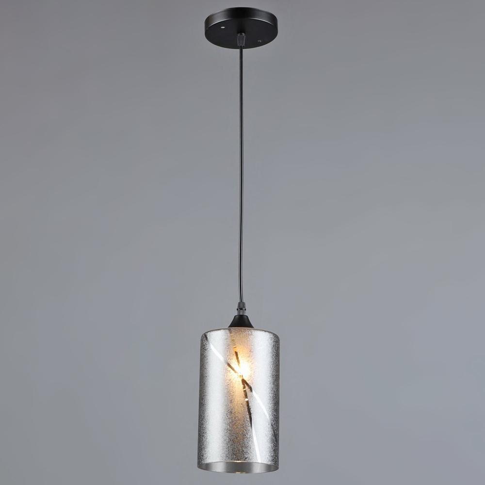 Люстра подвесная Lighthouse SRS-19707/1H BK Черный/Серебристый