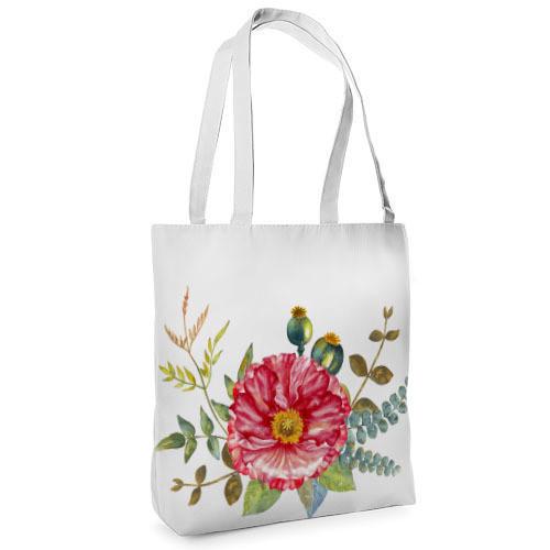 Сумка тканинна Presentville Tenderness Flower (ST 16A036 WH) Сумка тканинна Presentville Tenderness Flower (ST 16A036 WH)