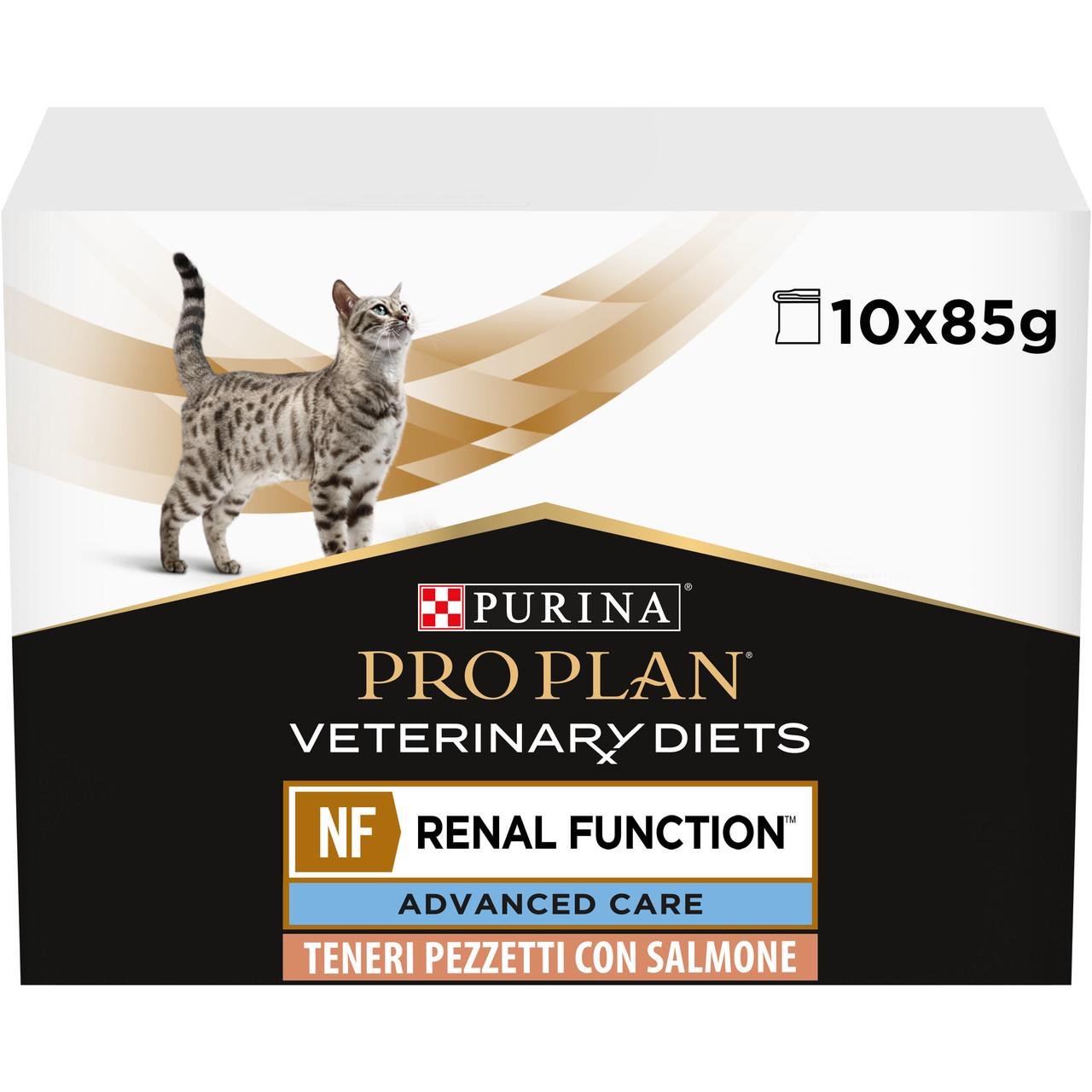 Вологий корм для кішок при захв. нирок Pro Plan Veterinary Diets лосось 10х85 г (7613287873699)