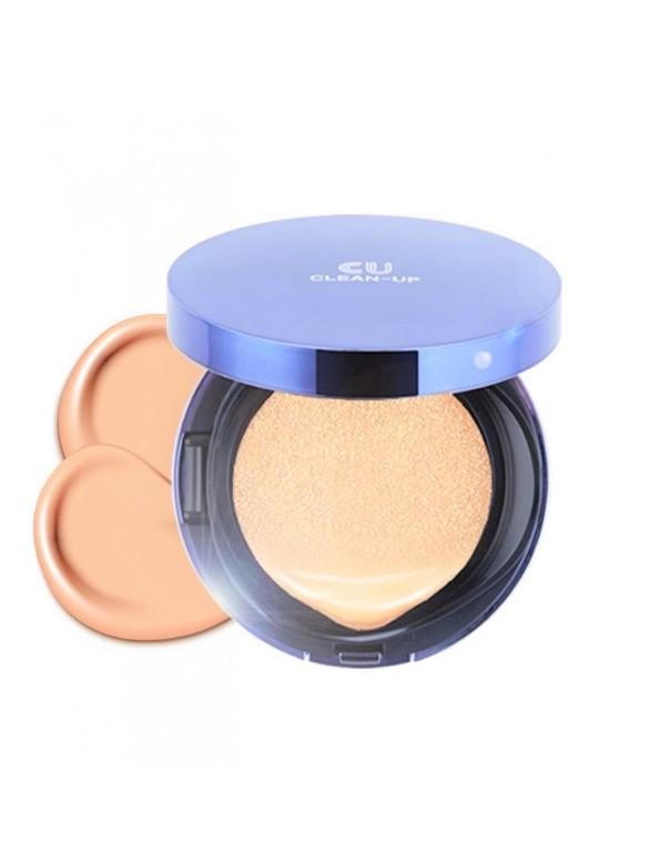 Кушон с сменным блоком CU SKIN Clean-Up Skinfit No.21 SPF 50+ 30 г