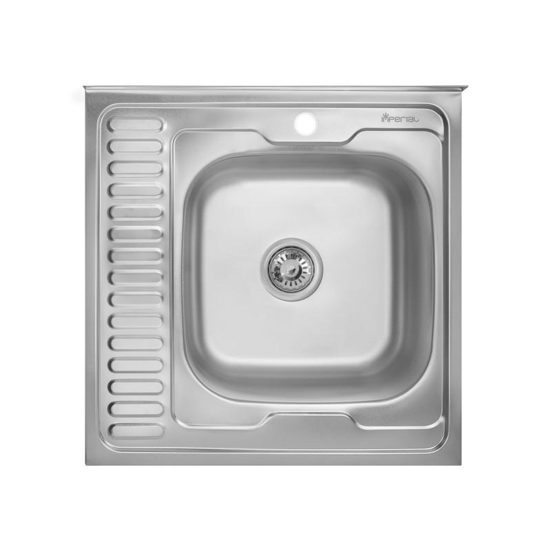 Мойка для кухни квадратная Imperial 6060-R Decor IMP6060R06DEC (35930)