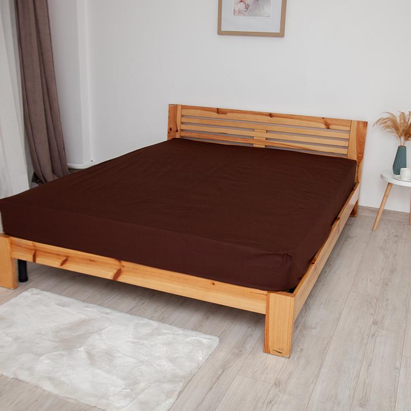 Простирадло з гумкою ТЕП Натхнення 180х200 см Шоколадний (18444) - фото 2 Простирадло з гумкою ТЕП Натхнення 180х200 см Шоколадний (18444) - фото 2