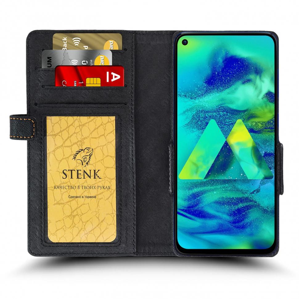 Чехол книжка Stenk Wallet для Samsung Galaxy M40 Черный (67300)