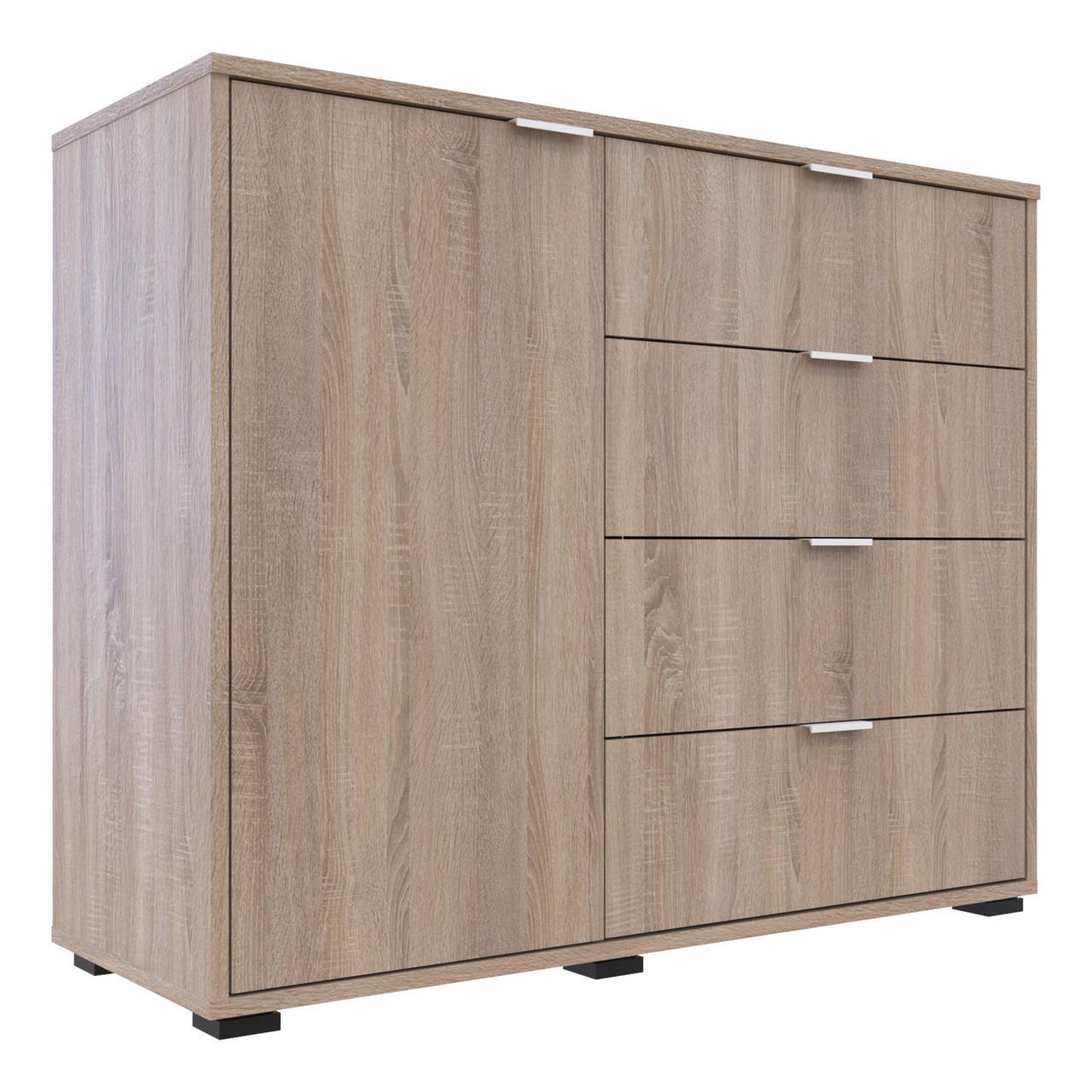 Комод в гостиную Doros Гелар GС1 100х40х81,2 см Дуб сонома (DRS-011289) - фото 3 Комод в гостиную Doros Гелар GС1 100х40х81,2 см Дуб сонома (DRS-011289) - фото 3