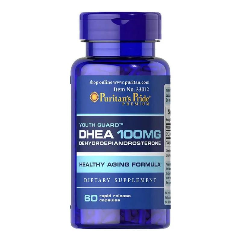 Дегидроэпиандростерон Puritan's Pride DHEA 100 mg 60 капс. (08805-01)