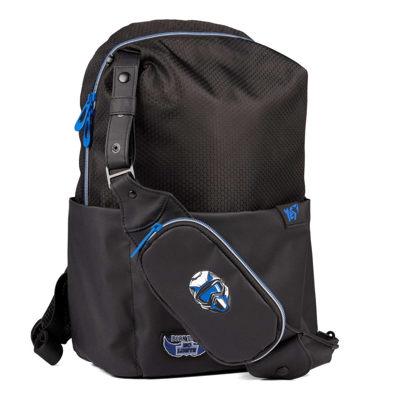 Рюкзак YES No Limits 40x28x15 см 17 л Чорний (559609)