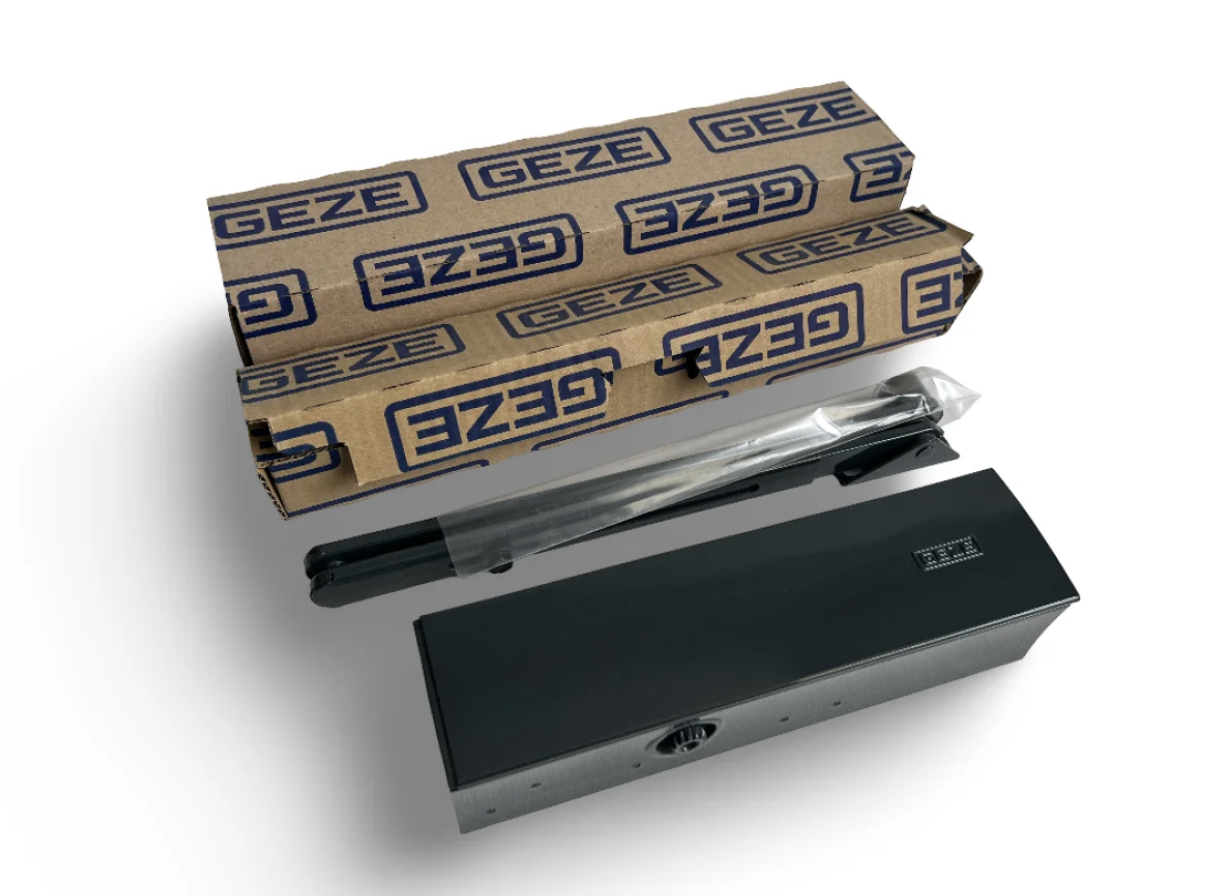 Доводчик Geze TS 2000 NV BC EN2/4/5 тяга Антрацит RAL7016