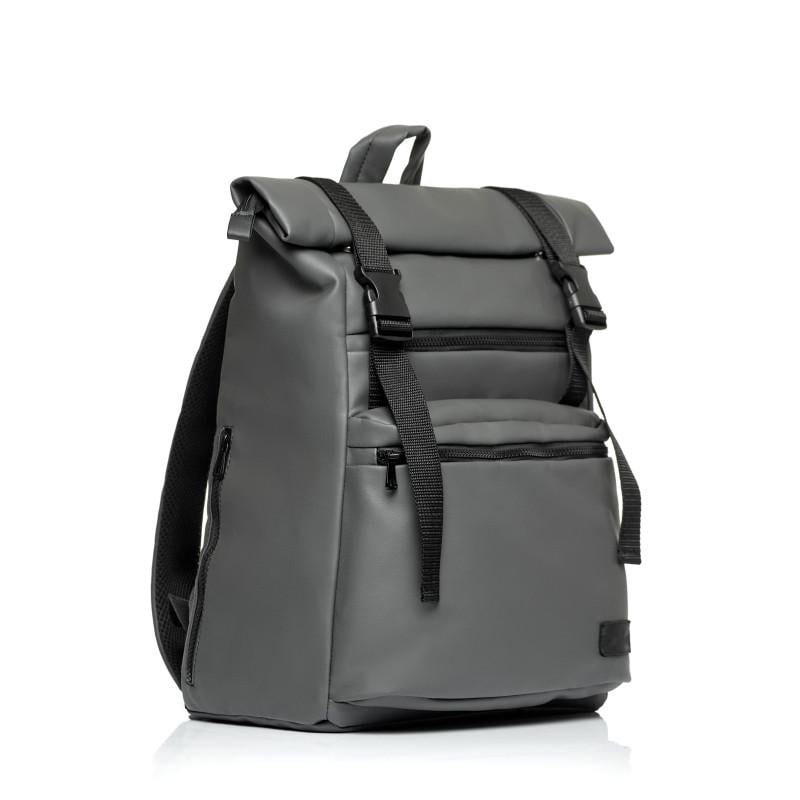 Рюкзак ролл Sambag RollTop LTT унисекс 41x30x16 см Графитовый