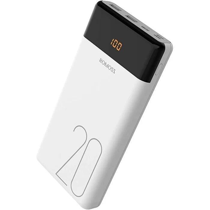 Повербанк Romoss LT20 20000 mAh с экраном White (11240)