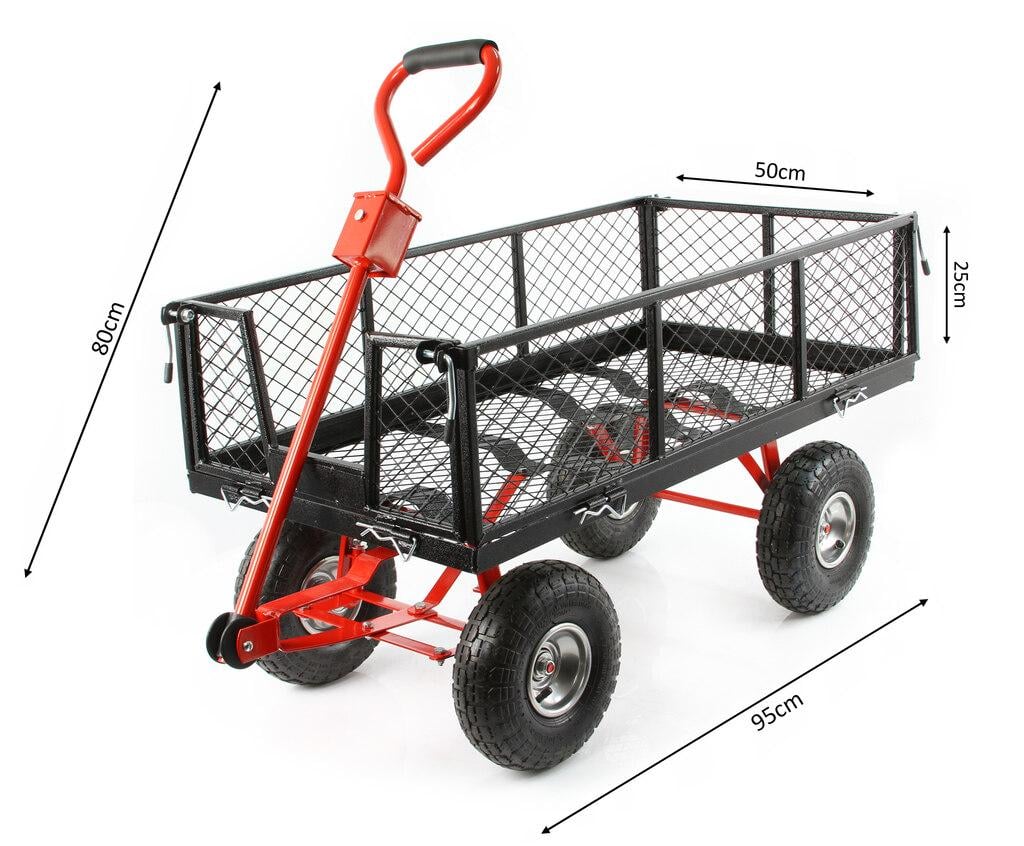 Тележка садовая металлическая Mar-Pol M85261до 400 кг (25070085) - фото 4 Тележка садовая металлическая Mar-Pol M85261до 400 кг (25070085) - фото 4