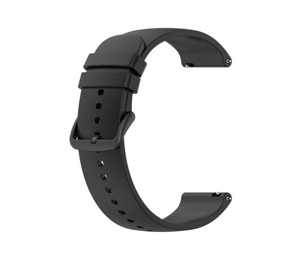 Ремінець силіконовий для смарт-годинників Mobvoi TicWatch GTH 2/E3 20 мм Чорний (48943)