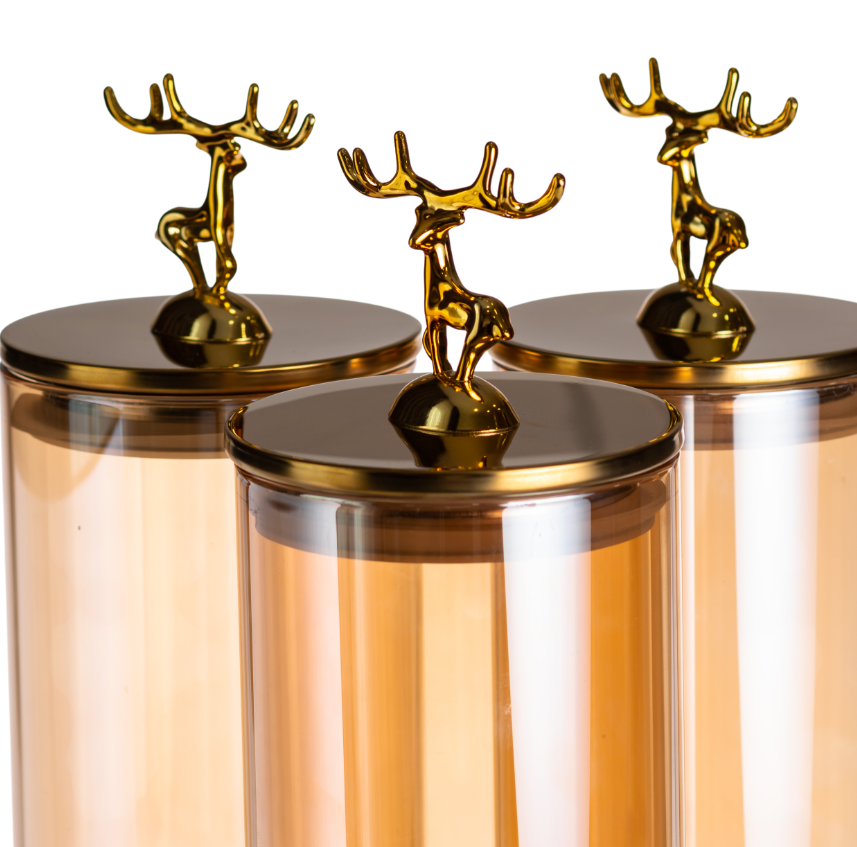 Диспенсер для напоїв потрійний на бамбуковій підставці 5,5 л - фото 3