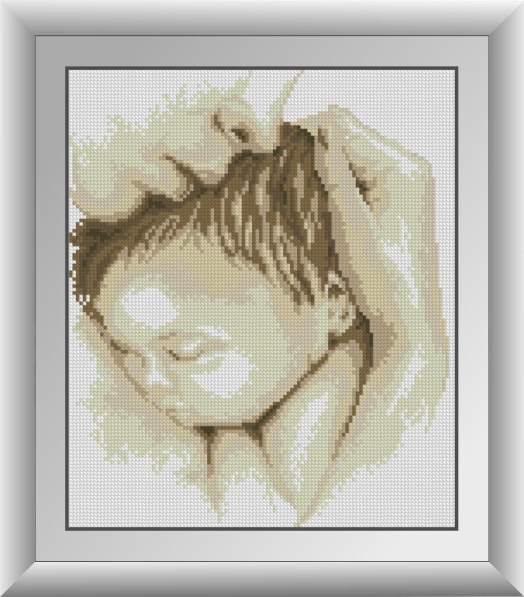 Алмазная мозаика Dream Art Нежные объятья 28х33 см (DA.30094)