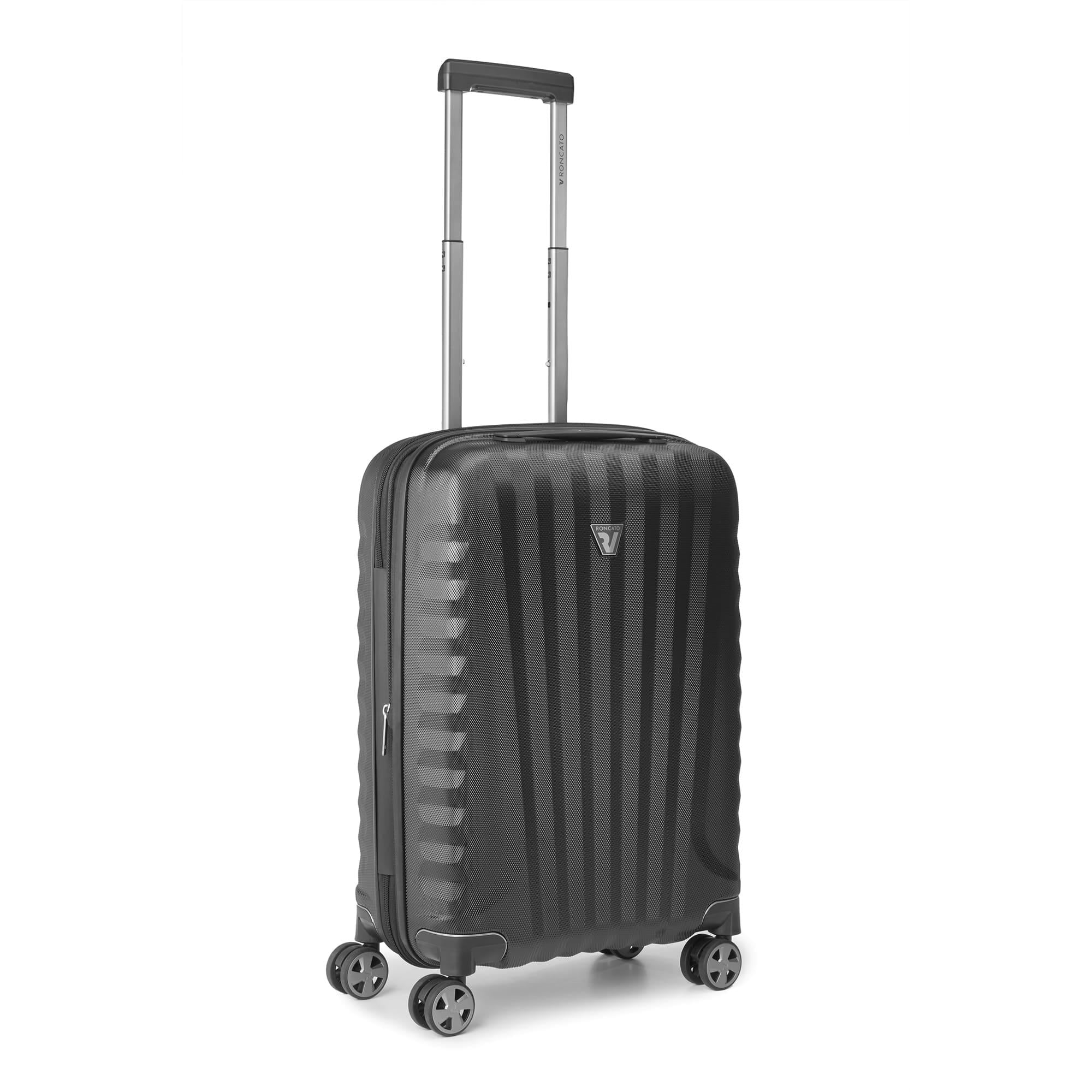 Валіза Roncato UNO Premium 3.0 5183/0101 з розширенням та знімними колесами 60х40х20/25 см 3,39 кг 44/55 л Чорний (31806949)