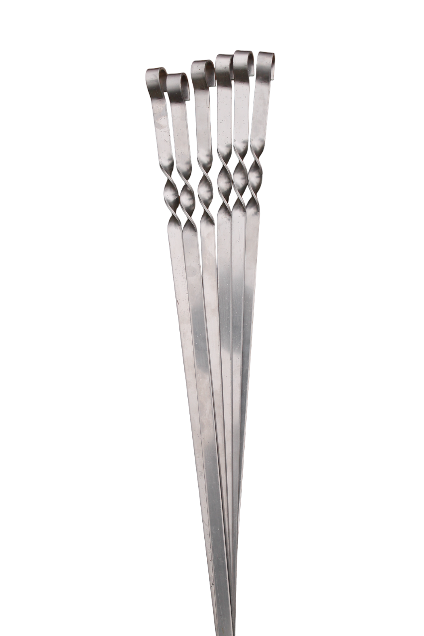 Шампур для Люля-кебаб з металевою ручкою з нержавіючої сталі (14-2-SP00506) - фото 2 Шампур для Люля-кебаб з металевою ручкою з нержавіючої сталі (14-2-SP00506) - фото 2