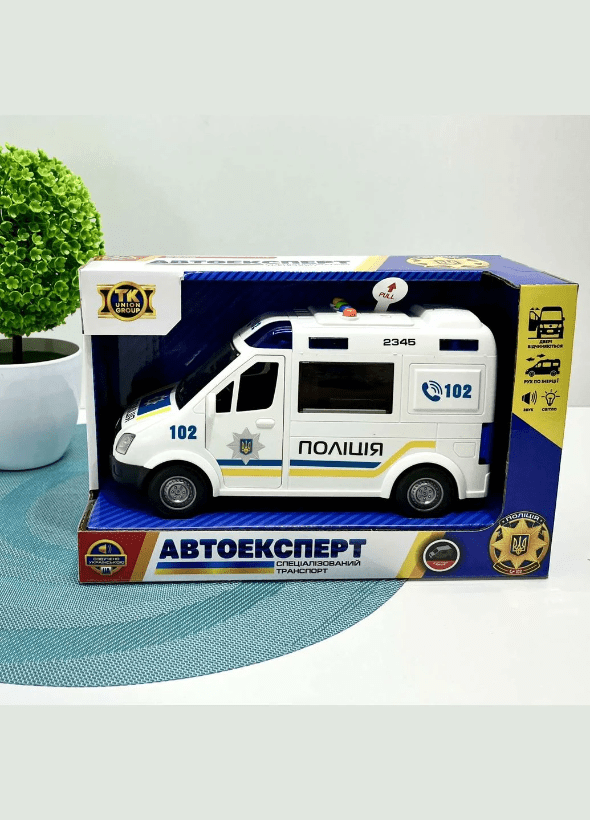Іграшковий мікроавтобус Union Group 69609 Поліція 21 см (46543) - фото 13 Іграшковий мікроавтобус Union Group 69609 Поліція 21 см (46543) - фото 13