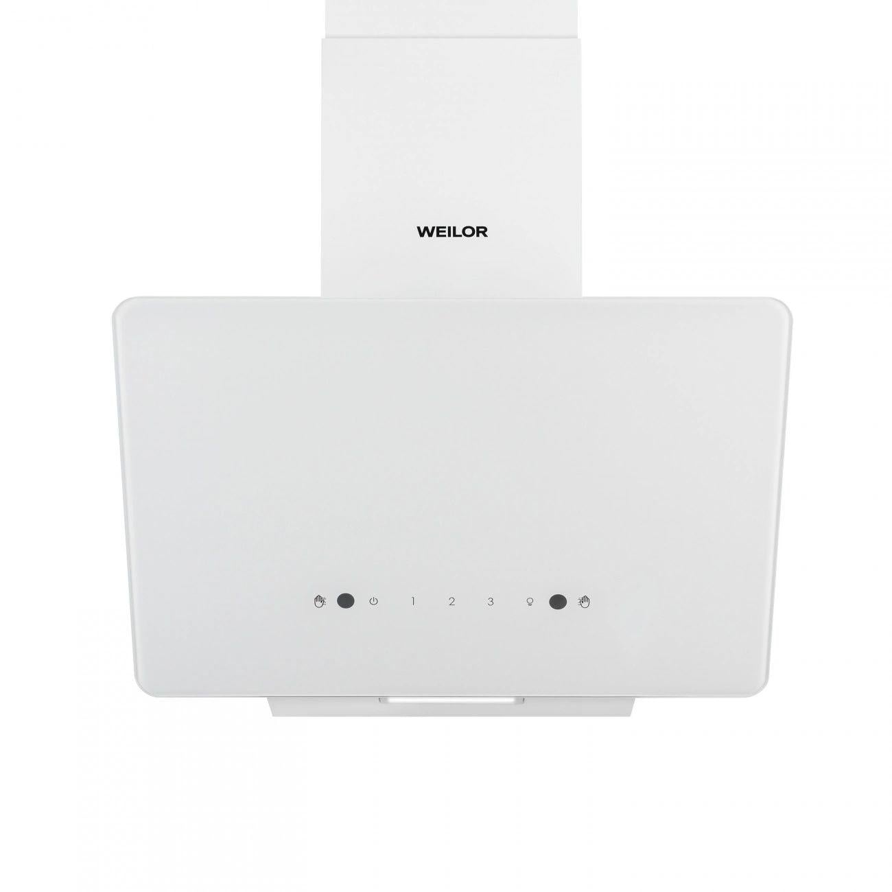 Вытяжка декоративная наклонная WEILOR Aura WDS 53 White