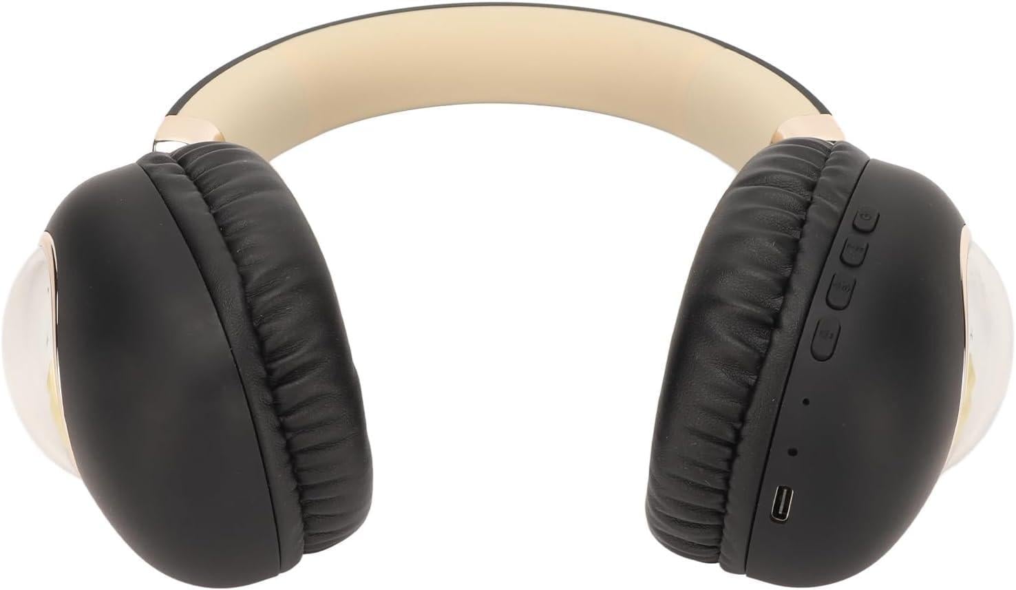 Накладные наушники детские беспроводные CatEar RGB 892 Bluetooth Black (35047695)