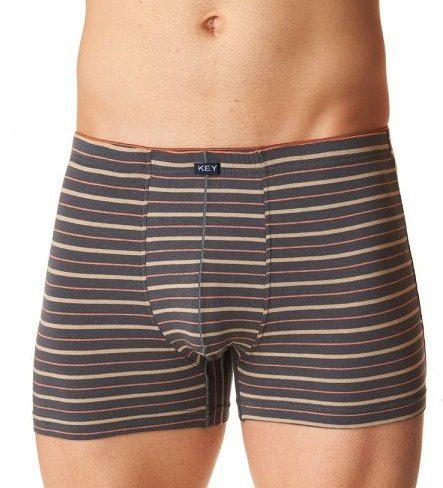 Трусы шорти мужские KEY MXH 303 SZ L 1 шт. Разноцветный в полоску (5904765679110)