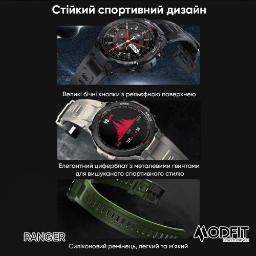 Смарт-часы Modfit Ranger All Black - фото 16