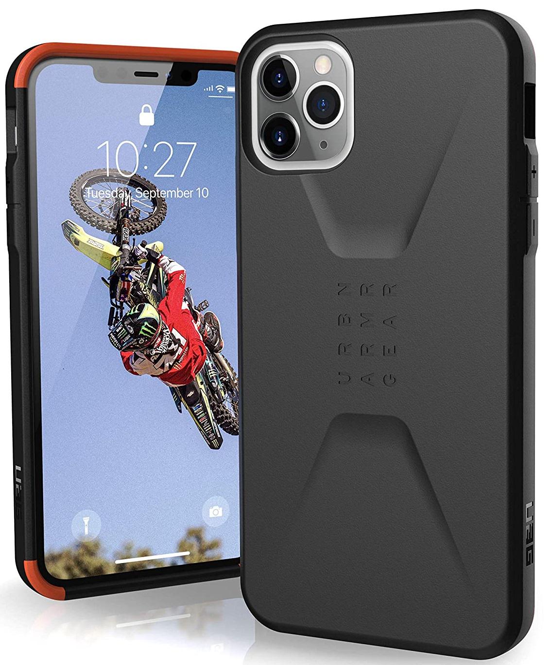 Чохол протиударний мілітарі UAG Civilian 11170D114040 для Iphone 11 Pro 5.8" Black