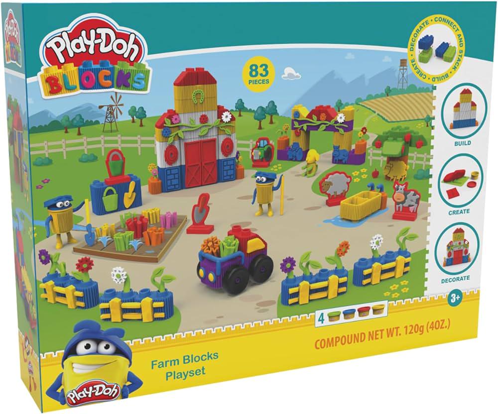 Ігровий набір Hasbro Big Games Blocks Play-Doh Farm (14336487)