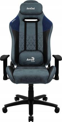 Крісло комп'ютерне для геймера Aerocool Duke Steel Blue (490830)