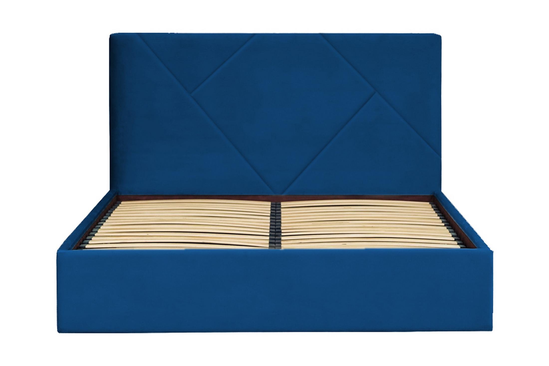 Ліжко RidneTut Odissey з підйомним механізмом Holand 86 180х200 см Синій (334100121-86180) - фото 1