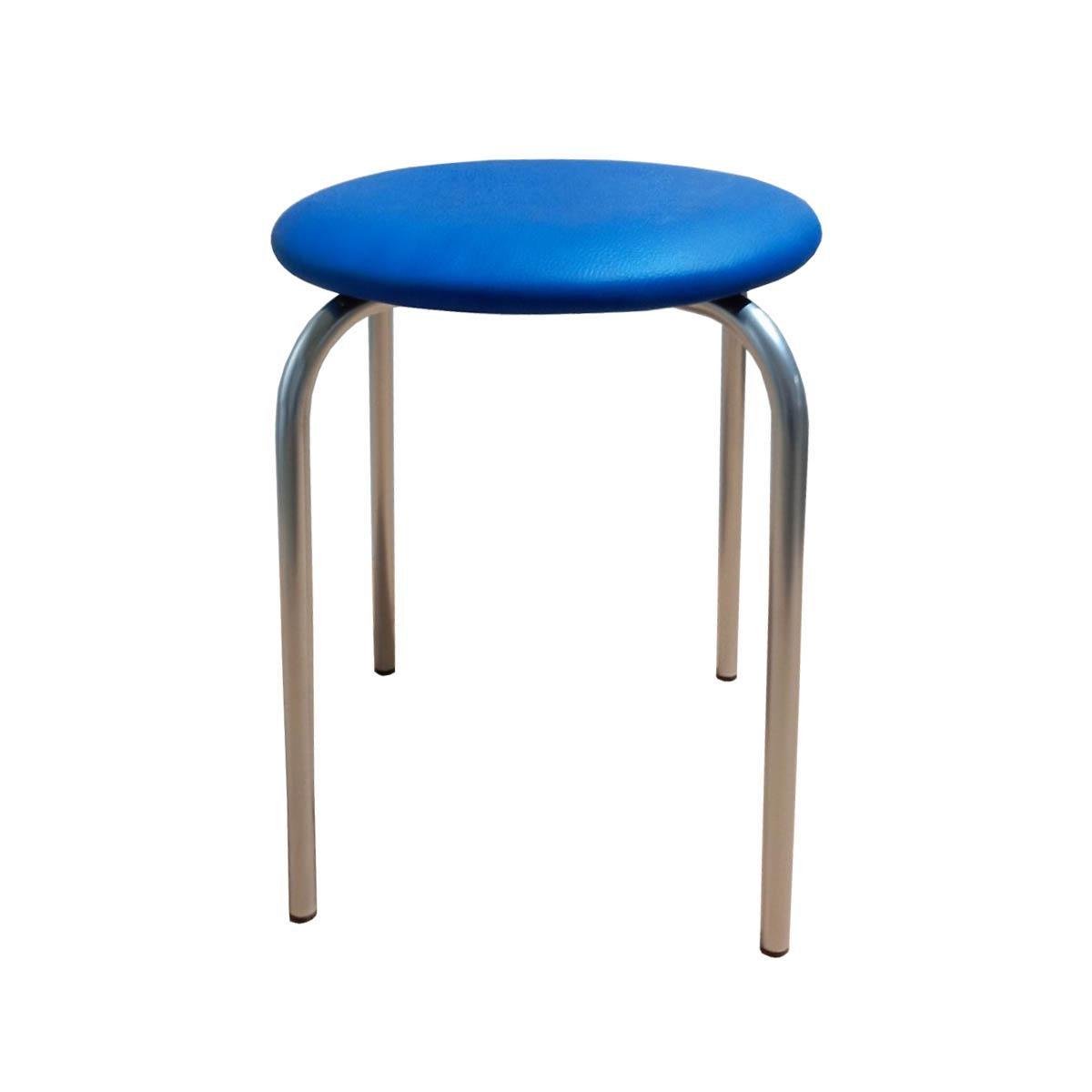 Табурет для кухни Чико кожзаменитель Синий/Алюминий (U26942-11) Табурет для кухни Чико кожзаменитель Синий/Алюминий (U26942-11)