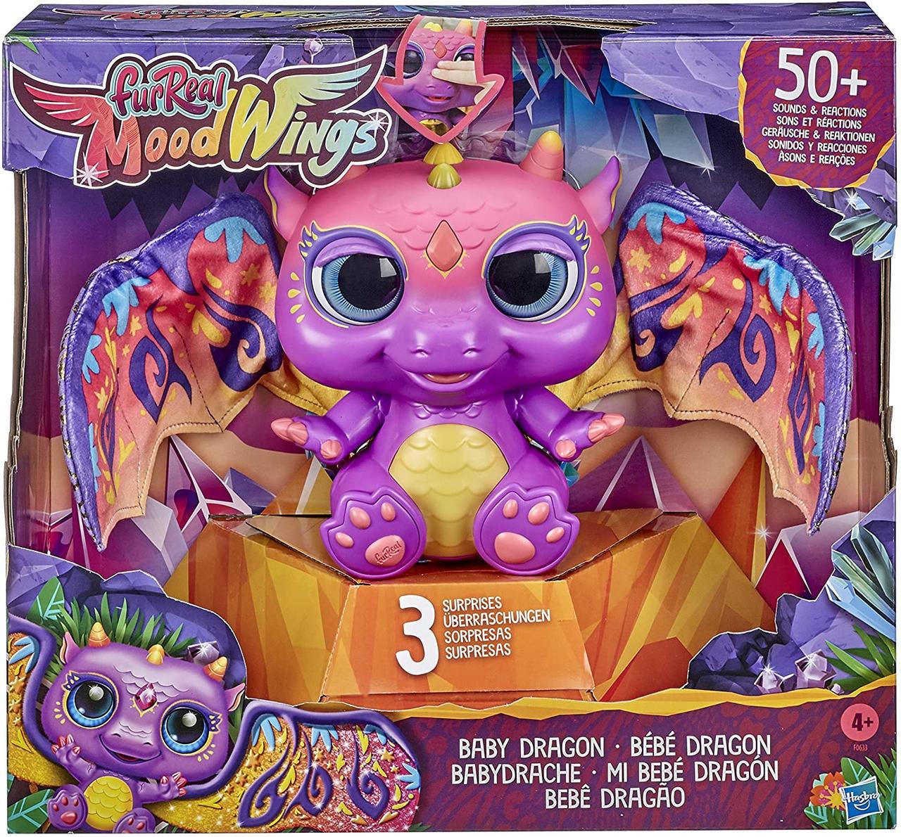 Іграшка інтерактивна FurReal Friends Дракон Малюк Moodwings Baby Dragon F0633 - фото 2