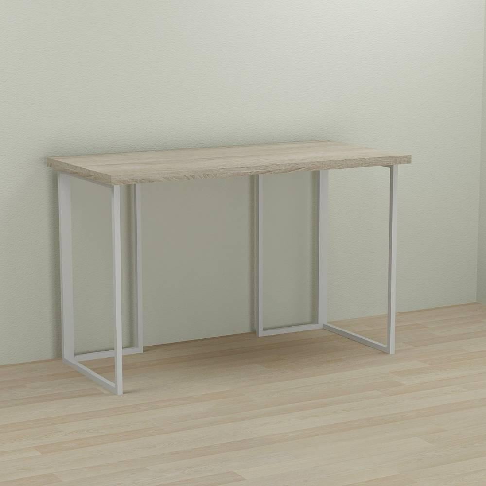 Компьютерный стол Ferrum-decor Ханна ДСП 32 мм 75x120x60 см Белый/Дуб Сонома (FRD-104006)