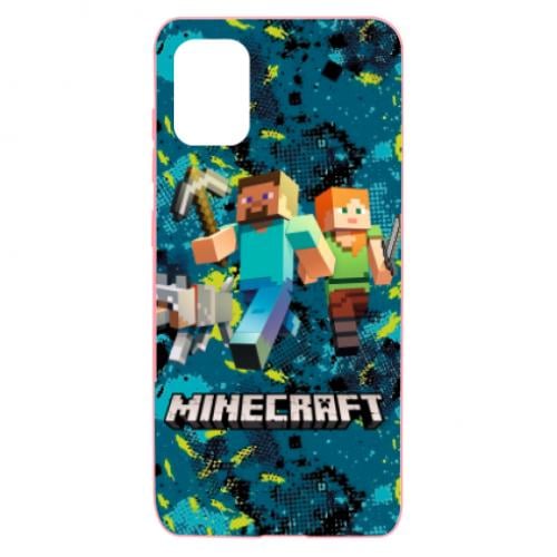 Чохол для Samsung A31 Minecraft Steve Alex And Dog (6848418-7-134799) - фото 1