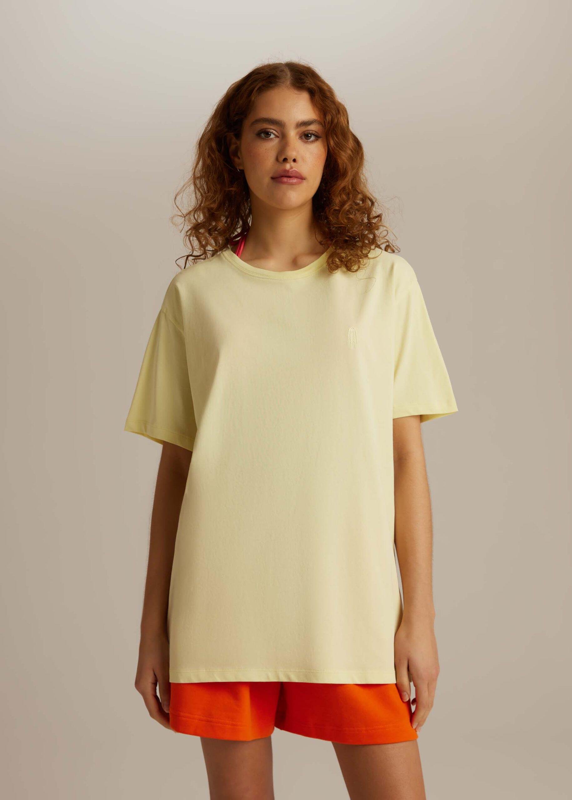 Футболка женская Diverse CLTN TIMA S Светло-желтый (5905384152312)