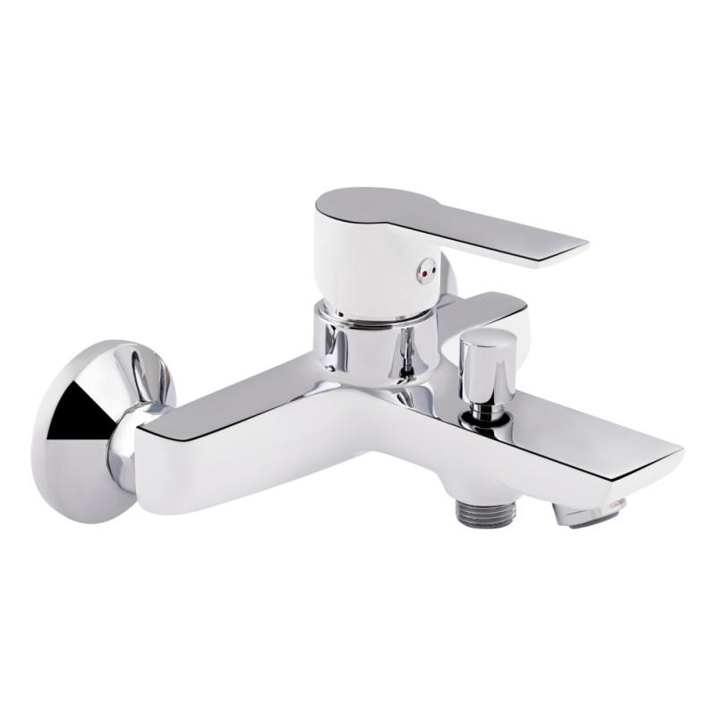 Cмеситель для ванны Q-tap Ustek QTUS3016107DCW однорычажный Хром (77382)