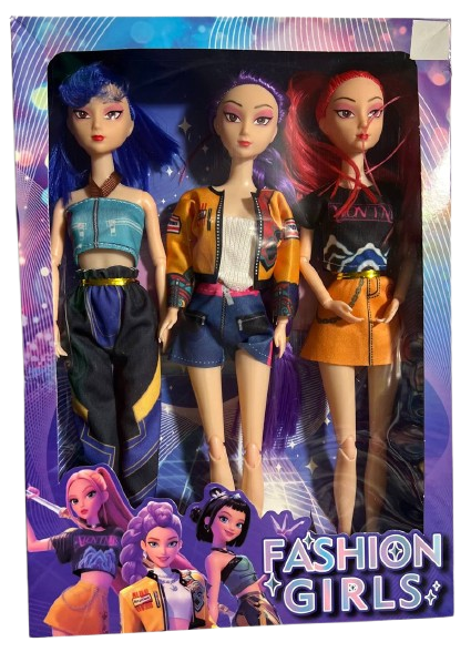 Набор кукол шарнирных Demon Hunters Руми/Зои/Мера 3 шт. (1723)