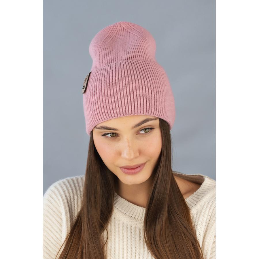 Шапка жіноча одинарна Braxton 7231 one size Пудровий