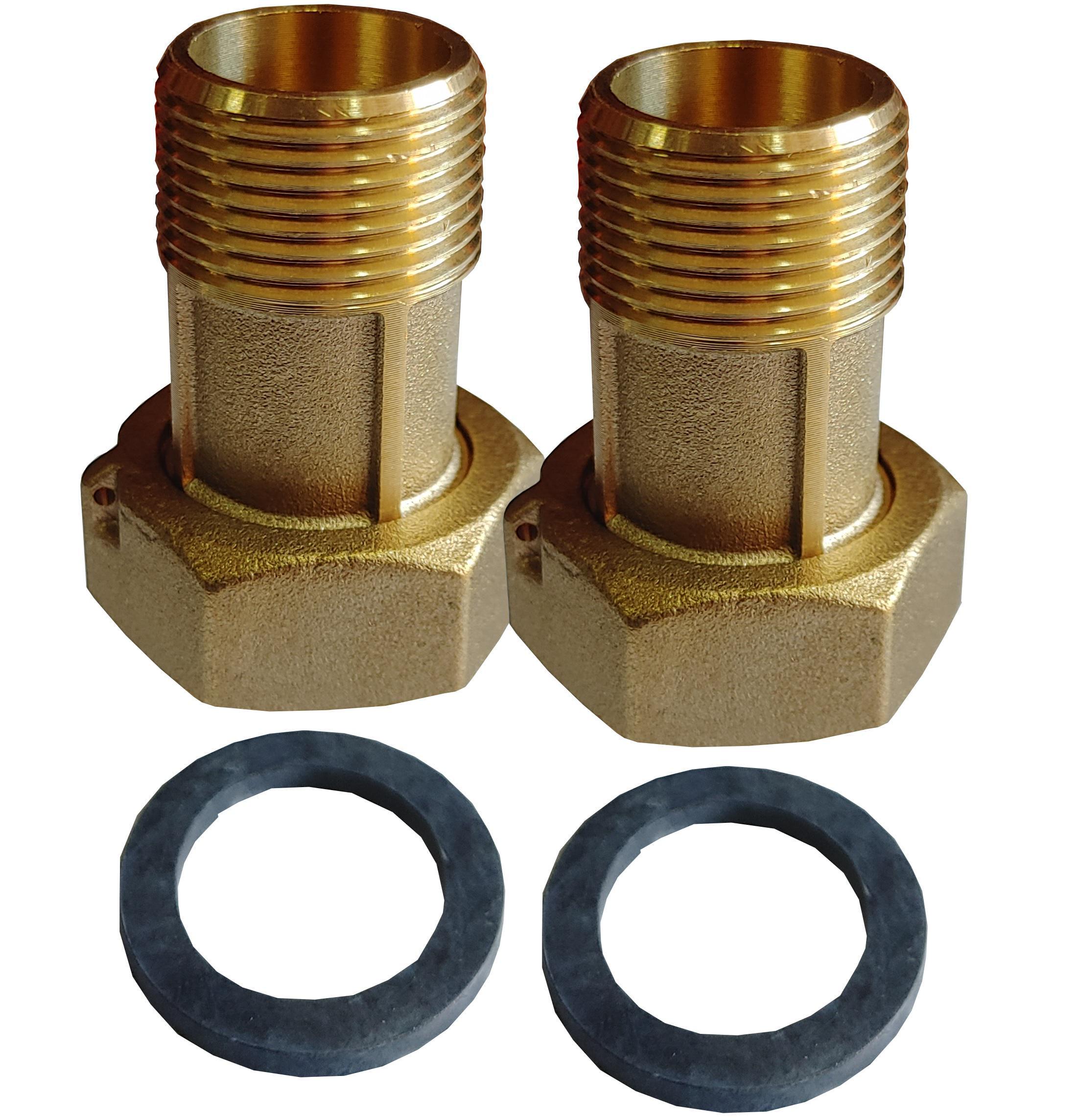 Комплект штуцеров Optimum LR543L 1″Вх3/4″С латунный (000023892)