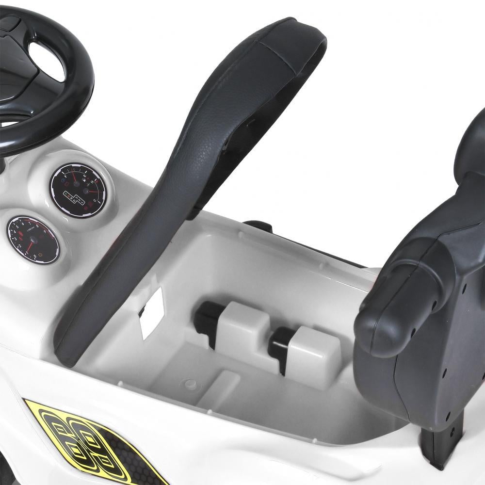 Детская каталка-толокар Bambi Racer M 5728L 2в1 Белый (24441677) - фото 6