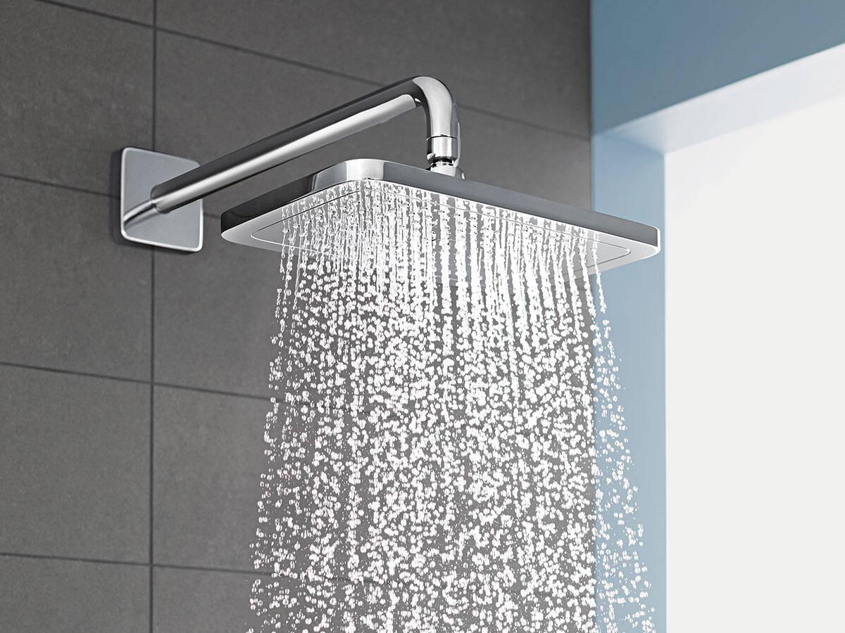 Кронштейн настінний Hansgrohe CROMA SELECT E 27446000 389 мм для верхнього душу Хром (114994) - фото 3