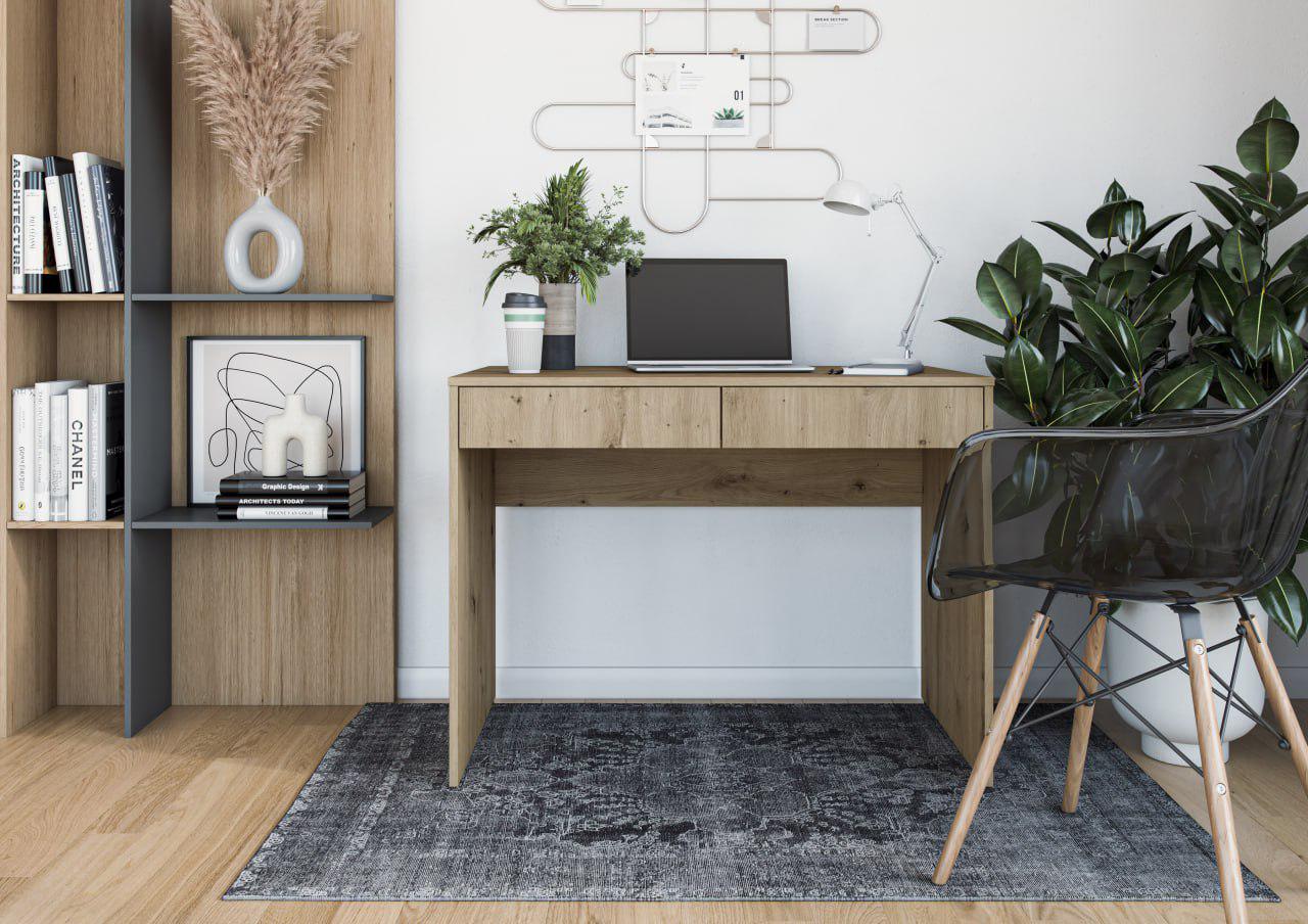 Стол письменный/компьютерный Win Мебель Канзас Дуб Артизан (27734490)