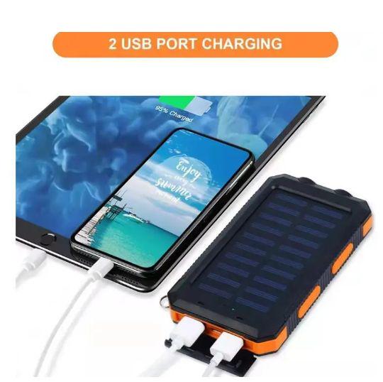 Фонарик с солнечной зарядкой аккумуляторный GDragon Tech 80 Лм 6000K 5В 20000 мАч Черный (49_2) - фото 4 Фонарик с солнечной зарядкой аккумуляторный GDragon Tech 80 Лм 6000K 5В 20000 мАч Черный (49_2) - фото 4