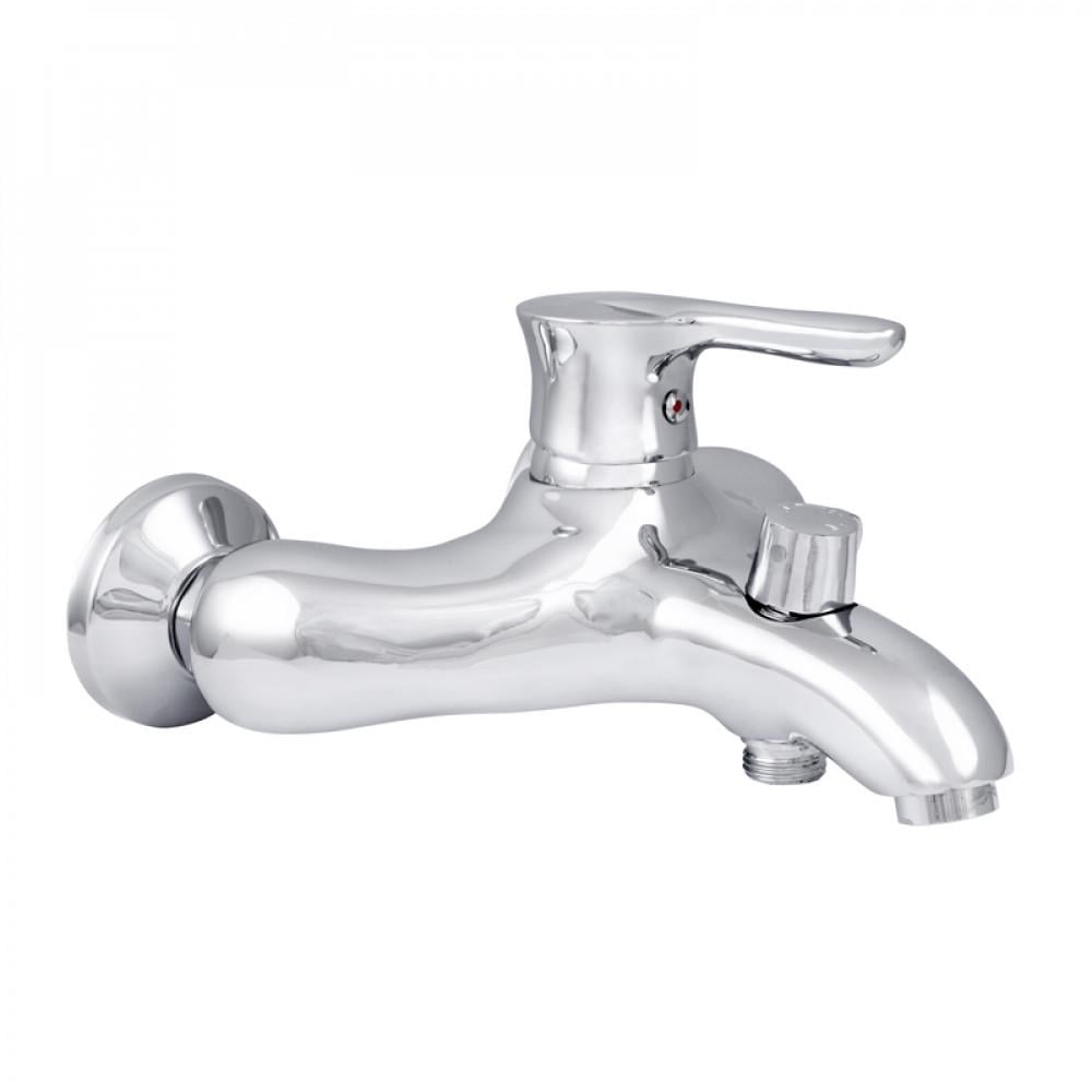 Смеситель для ванны Zerix Z3011 ZX0369 однорычажный Хром (128875)