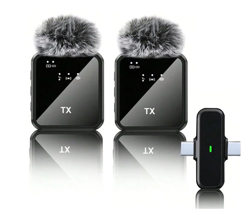 Микрофон петличный для смартфона F15-2 беспроводной (30325392)