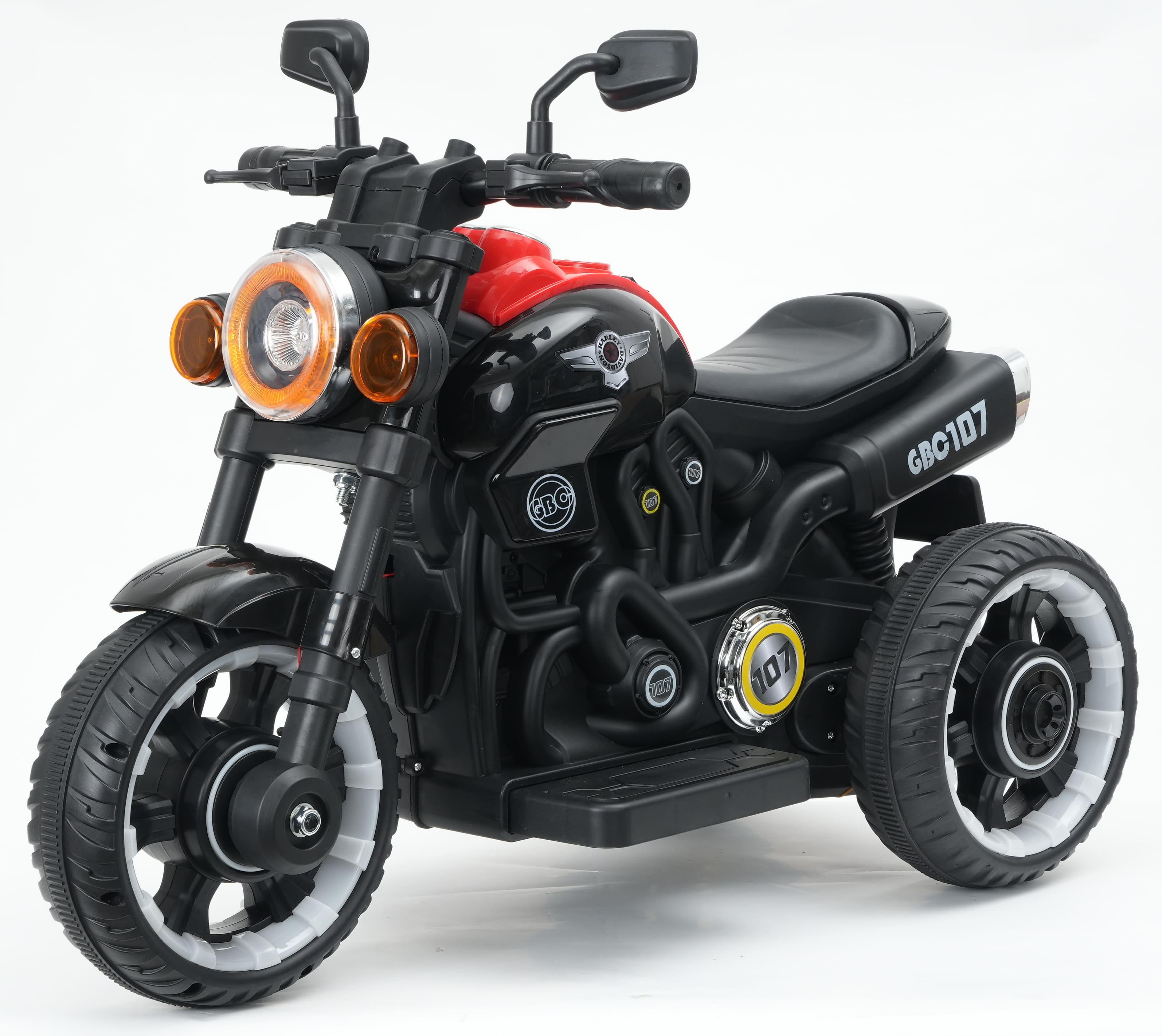 Детский электромотоцикл Lolly Kids LKT-206 Черный (9853)