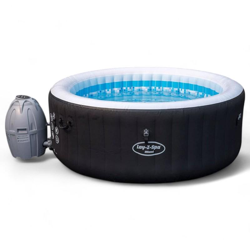 Джакузі надувний Bestway 60001 СПА Lay-Z-Spa Miami 180х66 см