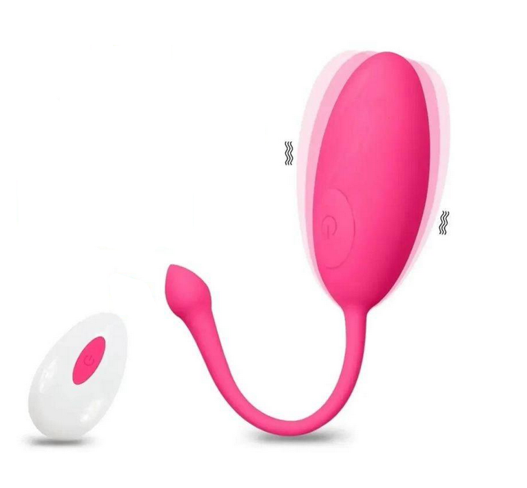 Віброяйце зі щетинками USB Рожевий